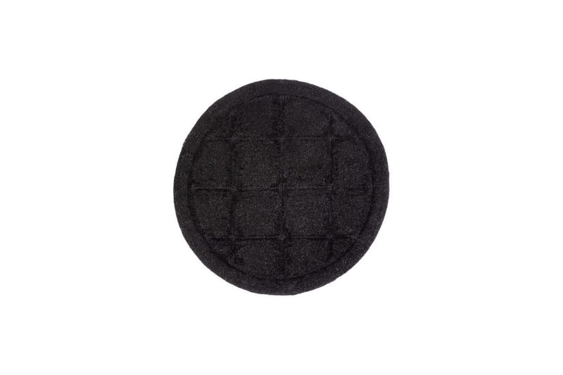 Badrumsmatta Square, 80x80 cm, Black