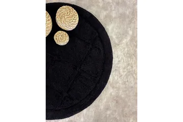 Badrumsmatta Square - 80x80 cm, Black - Textil & mattor - Mattor - Badrumsmatta