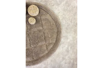 Badrumsmatta Square - 80x80 cm, Dark Linen - Textil & mattor - Mattor - Badrumsmatta