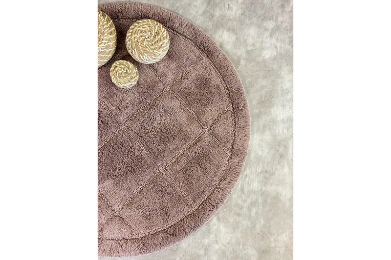 Badrumsmatta Square - 80x80 cm, Dusty Pink - Hus & renovering - Kök & bad - Badrum - Badrumstillbehör - Badrumspall