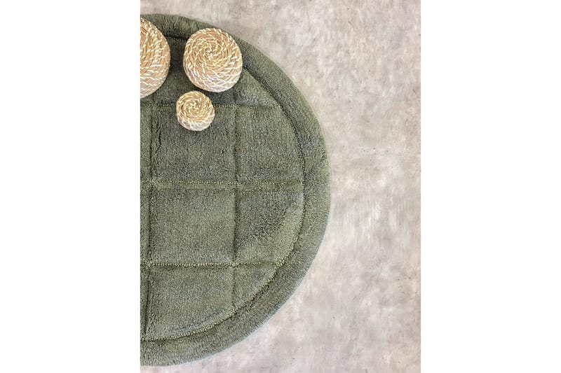 Badrumsmatta Square - 80x80 cm, Emerald Green - Textil & mattor - Mattor - Badrumsmatta
