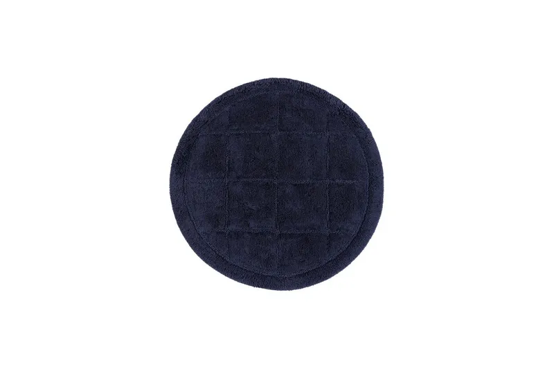 Badrumsmatta Square - 80x80 cm, Navy Blue - Hus & renovering - Kök & bad - Badrum - Badrumstillbehör - Badrumspall