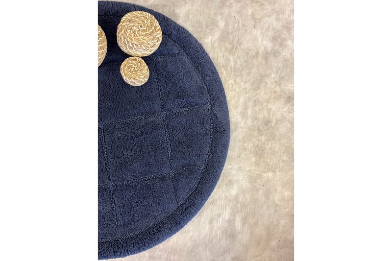 Badrumsmatta Square - 80x80 cm, Navy Blue - Hus & renovering - Kök & bad - Badrum - Badrumstillbehör