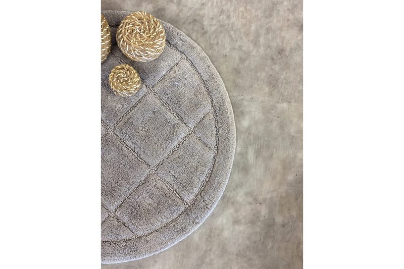 Badrumsmatta Square - 80x80 cm, Silver - Textil & mattor - Mattor - Badrumsmatta