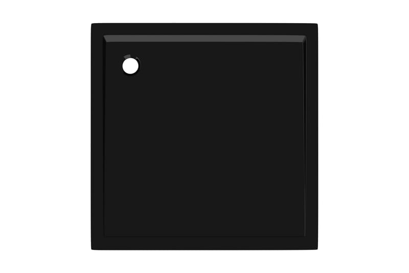 Duschkar fyrkantigt ABS svart 90x90 cm - Svart - Duschkar - Övrigt badrumstillbehör