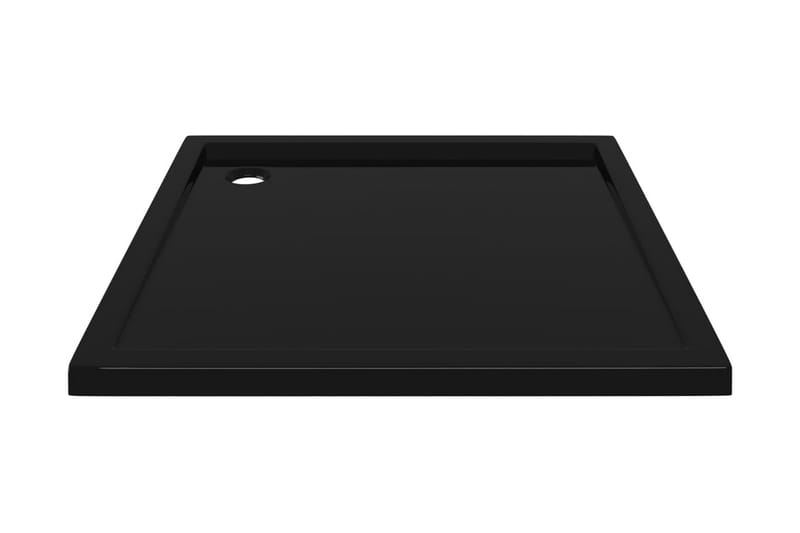 Duschkar fyrkantigt ABS svart 90x90 cm - Svart - Hus & renovering - Kök & bad - Badrum - Duscharmatur & dusch tillbehör