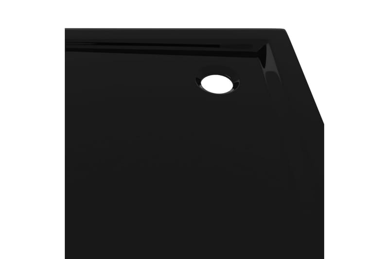 Duschkar fyrkantigt ABS svart 90x90 cm - Svart - Hus & renovering - Kök & bad - Badrum - Duscharmatur & dusch tillbehör