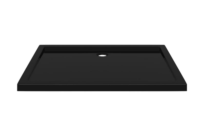 Duschkar rektangulärt ABS svart 70x100 cm - Svart - Hus & renovering - Kök & bad - Badrum - Duscharmatur & dusch tillbehör