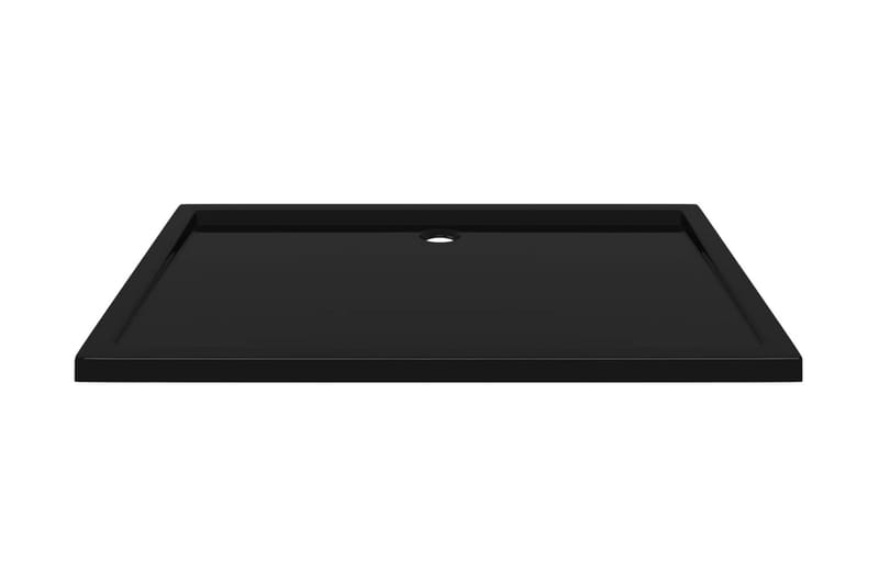 Duschkar rektangulärt ABS svart 80x120 cm - Svart - Hus & renovering - Kök & bad - Badrum - Duscharmatur & dusch tillbehör