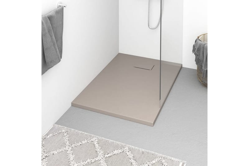 Duschkar SMC brun 100x70 cm - Brun - Hus & renovering - Kök & bad - Badrum - Duscharmatur & dusch tillbehör