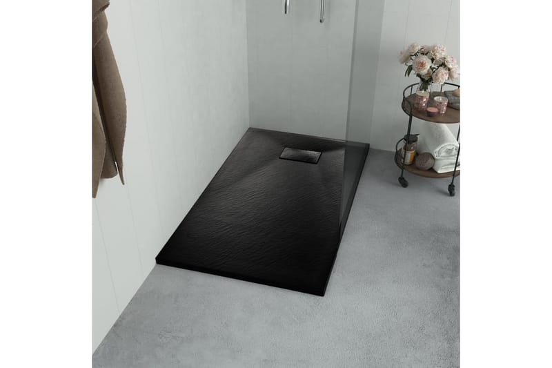 Duschkar SMC svart 80x80 cm - Svart - Hus & renovering - Kök & bad - Badrum - Duscharmatur & dusch tillbehör