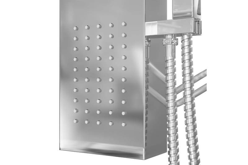 Duschpanelsystem rostfritt stål fyrkantig - Duschpanel - Övrigt badrumstillbehör