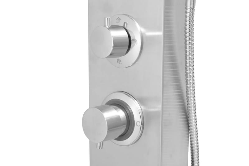 Duschpanelsystem rostfritt stål fyrkantig - Hus & renovering - Kök & bad - Badrum - Duscharmatur & dusch tillbehör