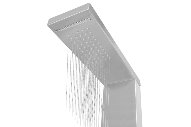 Duschpanelsystem rostfritt stål fyrkantig - Övrigt badrumstillbehör - Duschpanel