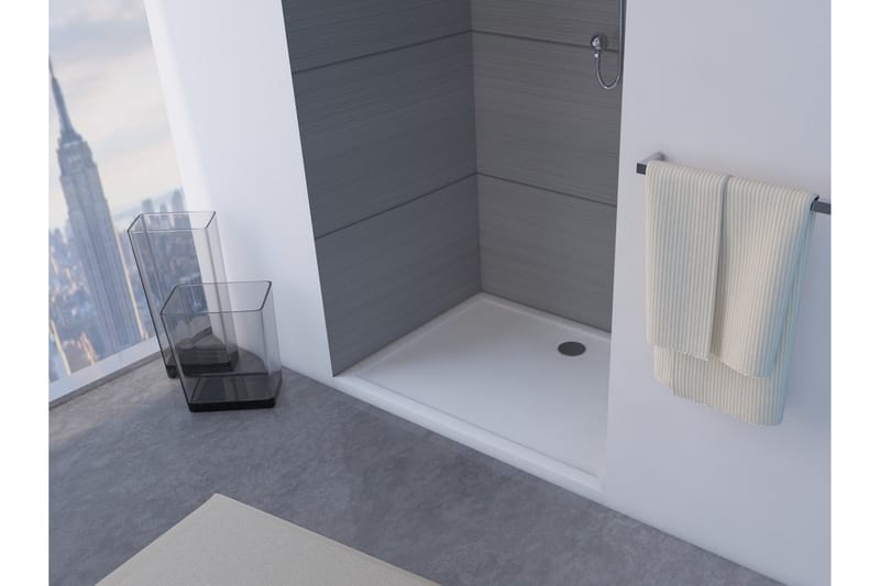 Gyttorp Duschkar 90x120 cm - Vit - Hus & renovering - Kök & bad - Badrum - Duscharmatur & dusch tillbehör