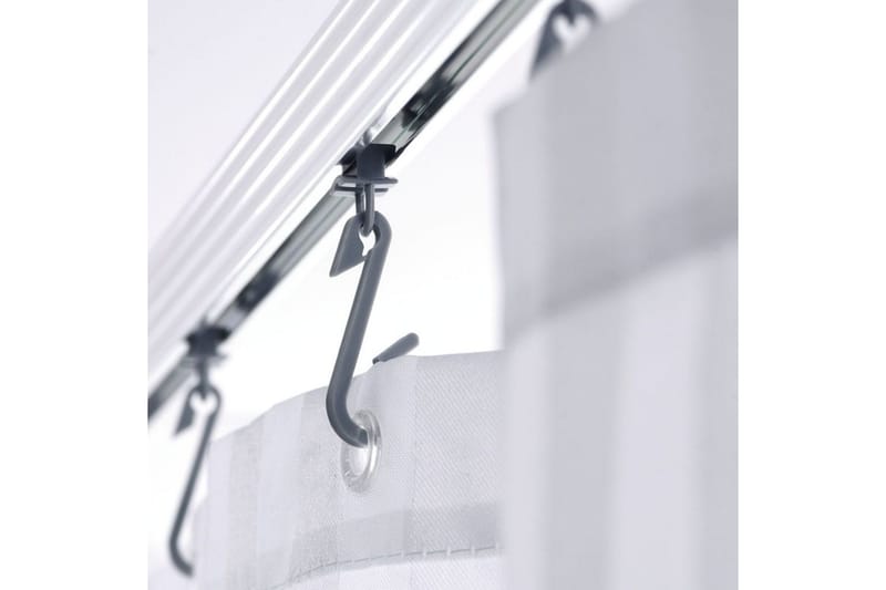 RIDDER Universal duschstång för hörn m. krokar krom 52500 - Övrigt badrumstillbehör - Duschstång