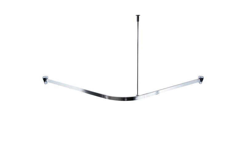 RIDDER Universal duschstång för hörn m. krokar krom 52500 - Hus & renovering - Kök & bad - Badrum - Duscharmatur & dusch tillbehör