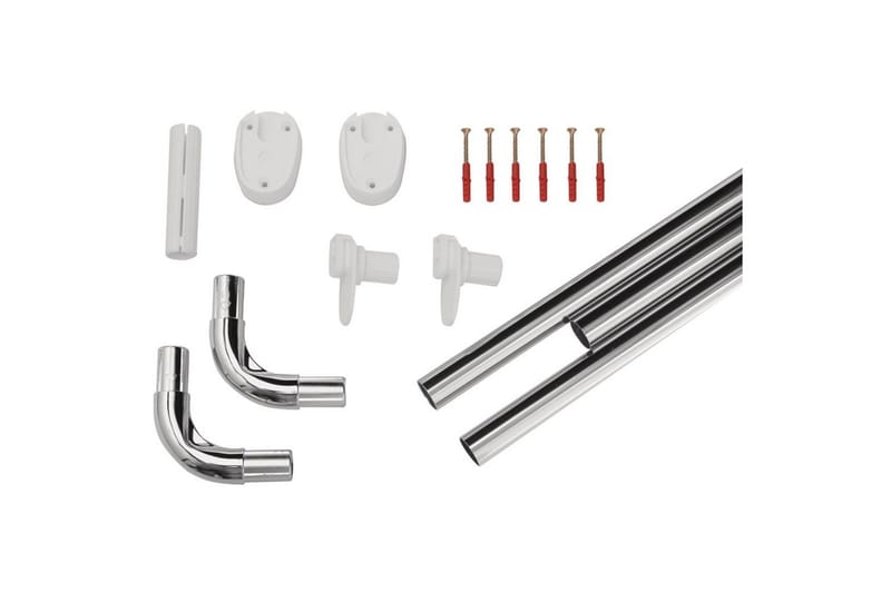 RIDDER Universell duschstång för hörn 25 mm krom 59500 - Hus & renovering - Kök & bad - Badrum - Duscharmatur & dusch tillbehör