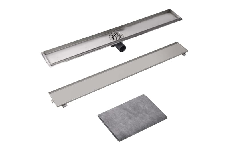 Avlång golvbrunn 930x140 mm rostfritt stål - Hus & renovering - Bygg - Vatten & avlopp - Inomhusavlopp