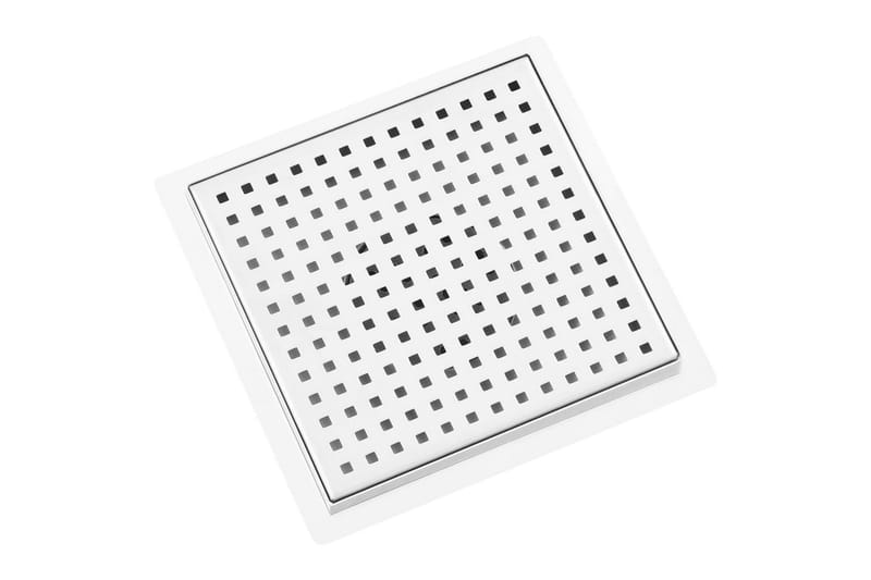 Golvbrunn 20x20 cm rostfritt stål - Hus & renovering - Bygg - Vatten & avlopp - Inomhusavlopp