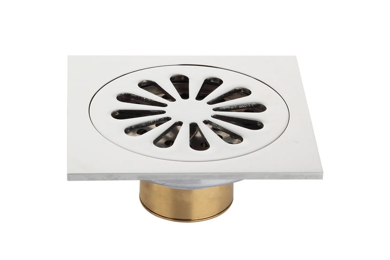 Golvbrunnssil i förkromad mässing Krom, undefined