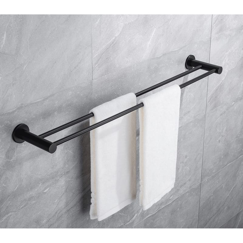 Bathlife Avlasta Handduksstång 60 cm Dubbel - Hus & renovering - Kök & bad - Badrum - Badrumstillbehör