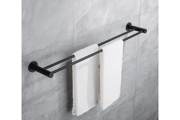 Bathlife Avlasta Handduksstång 60 cm Dubbel - Hus & renovering - Kök & bad - Badrum - Badrumstillbehör