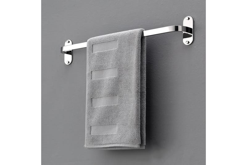 Enkel handdukshängare 22x22 cm Silver - Lyfco - Hus & renovering - Kök & bad - Badrum - Badrumstillbehör
