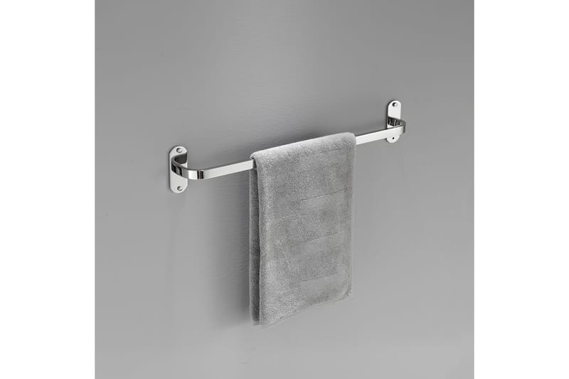 Enkel handdukshängare 22x22 cm Silver - Lyfco - Hus & renovering - Kök & bad - Badrum - Badrumstillbehör