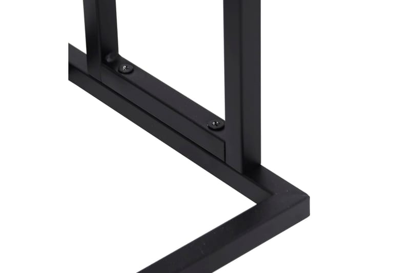 Fristående handdukshängare svart 48x24x78,5 cm stål - Svart - Hus & renovering - Kök & bad - Badrum - Badrumstillbehör