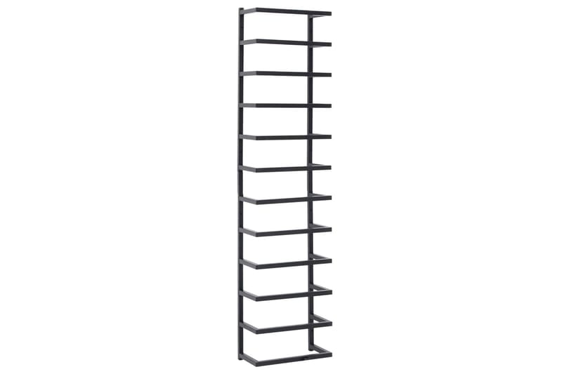 Handdukshängare svart 24x12x96 cm stål - Svart - Hus & renovering - Kök & bad - Badrum - Badrumstillbehör