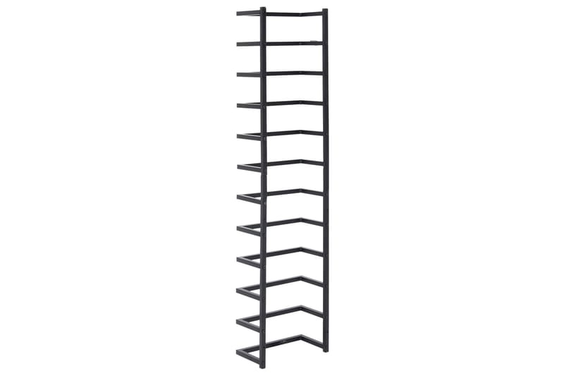 Handdukshängare svart 24x12x96 cm stål - Svart - Hus & renovering - Kök & bad - Badrum - Badrumstillbehör