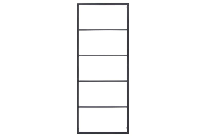 Handdukshängare svart 45x10x115 cm stål - Svart - Hus & renovering - Kök & bad - Badrum - Badrumstillbehör