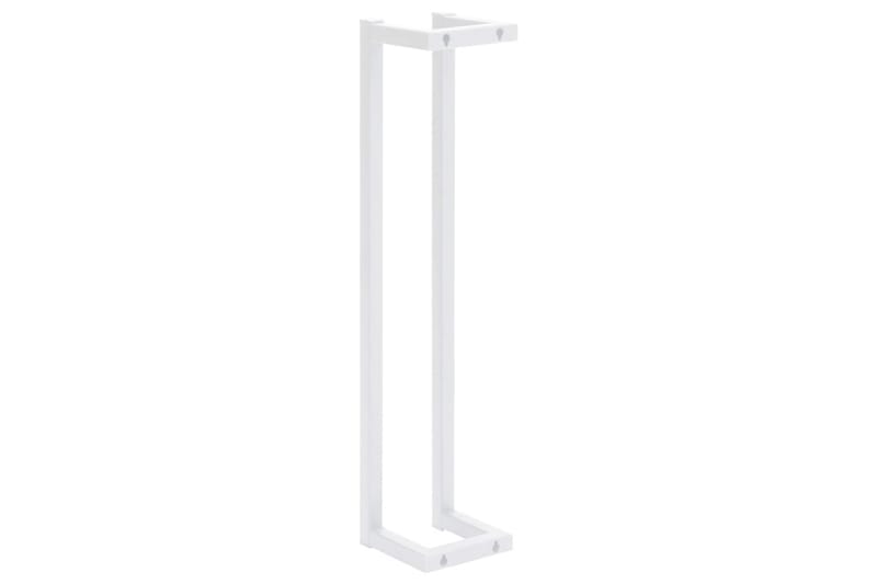 Handdukshängare vit 12,5x12,5x60 cm stål - Vit - Hus & renovering - Kök & bad - Badrum - Badrumstillbehör