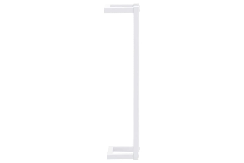 Handdukshängare vit 12,5x12,5x60 cm stål - Vit - Hus & renovering - Kök & bad - Badrum - Badrumstillbehör