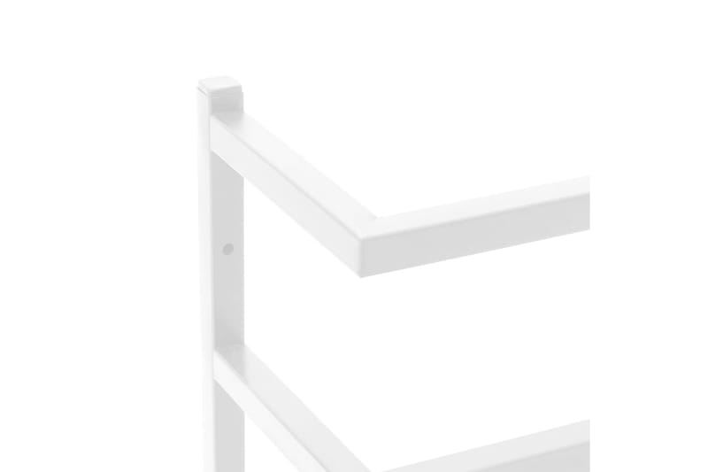 Handdukshängare vit 24x12x48 cm stål - Vit - Hus & renovering - Kök & bad - Badrum - Badrumstillbehör