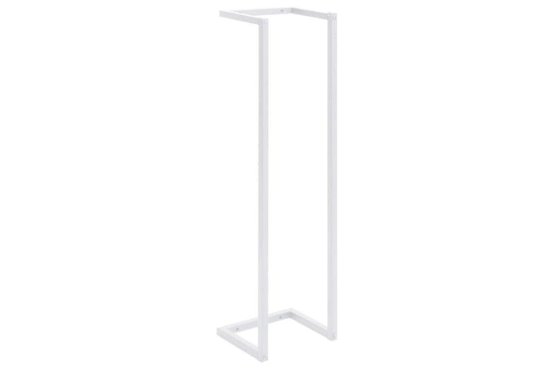 Handdukshängare vit 25x20x95 cm stål - Vit - Hus & renovering - Kök & bad - Badrum - Badrumstillbehör