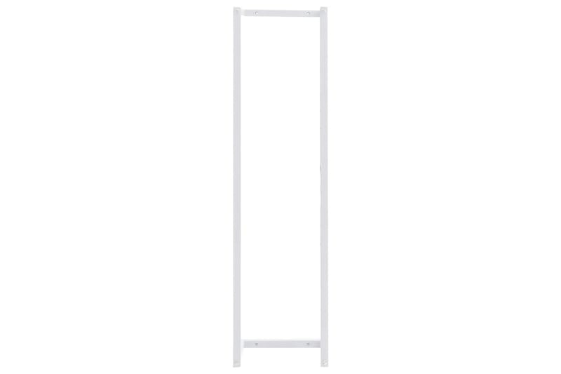 Handdukshängare vit 25x20x95 cm stål - Vit - Hus & renovering - Kök & bad - Badrum - Badrumstillbehör