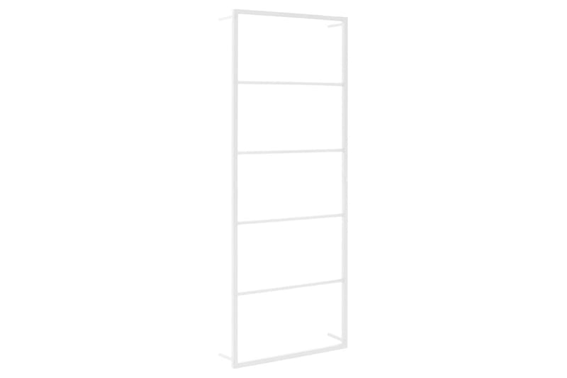 Handdukshängare vit 45x10x115 cm stål - Vit - Hus & renovering - Kök & bad - Badrum - Badrumstillbehör