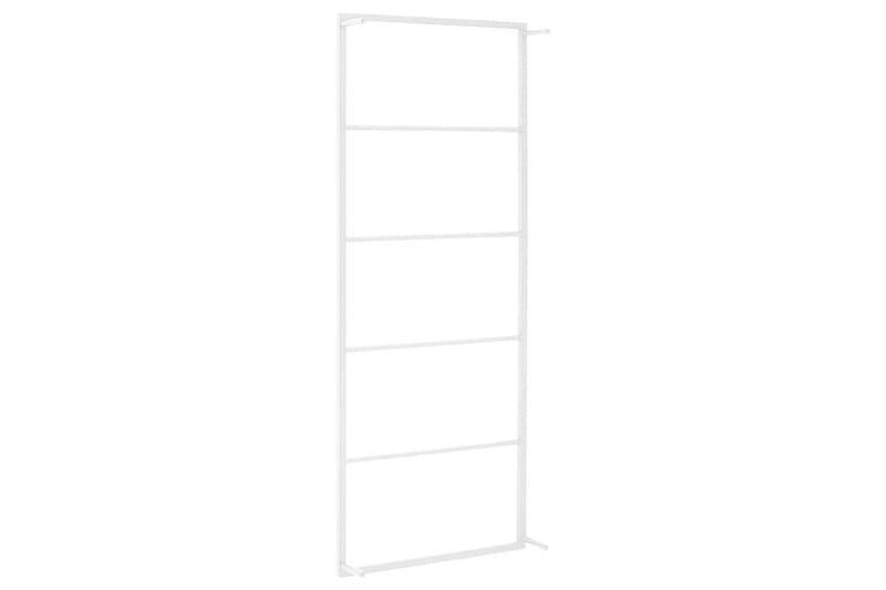 Handdukshängare vit 45x10x115 cm stål - Vit - Hus & renovering - Kök & bad - Badrum - Badrumstillbehör