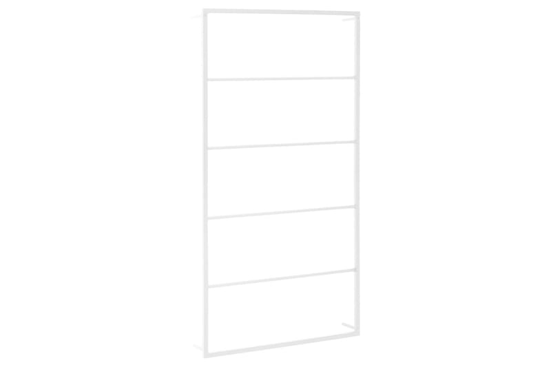Handdukshängare vit 60x10x116 cm stål - Vit - Hus & renovering - Kök & bad - Badrum - Badrumstillbehör