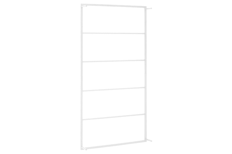 Handdukshängare vit 60x10x116 cm stål - Vit - Hus & renovering - Kök & bad - Badrum - Badrumstillbehör