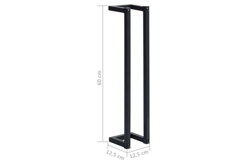 Handdukshängare 12,5x12,5x60 cm järn - Svart - Hus & renovering - Kök & bad - Badrum - Badrumstillbehör