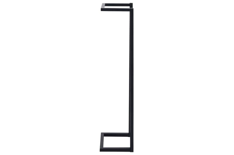 Handdukshängare svart 25x20x95 cm järn - Svart - Hus & renovering - Kök & bad - Badrum - Badrumstillbehör