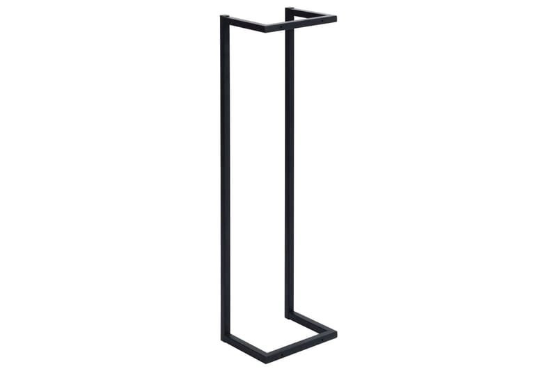 Handdukshängare svart 25x20x95 cm järn - Svart - Hus & renovering - Kök & bad - Badrum - Badrumstillbehör