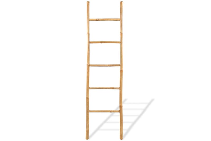 Handduksstege med 5 pinnar bambu 150 cm - Brun - Hus & renovering - Kök & bad - Badrum - Badrumstillbehör