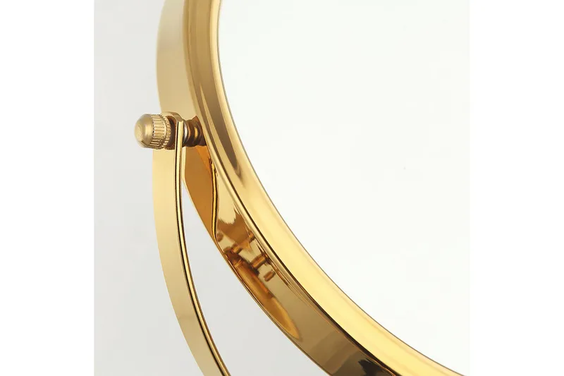 Jessie Sminkspegel på arm med förstoring x cm Guld - Lyfco - Inredning - Speglar - Sminkspegel