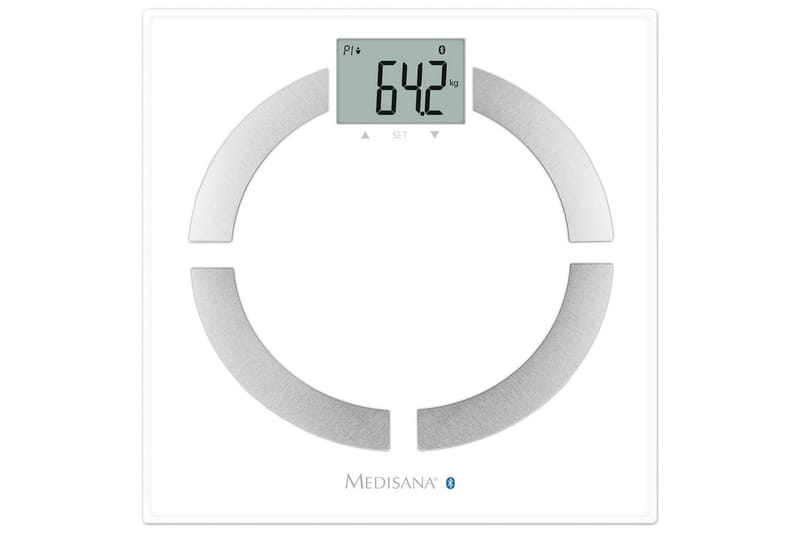 Medisana Kroppsanalysvåg BS 444 vit 180 kg 40444 - Vit - Badrumstillbehör - Personvåg