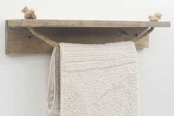 Raianna Handdukshållare 50 cm - Valnöt - Hus & renovering - Kök & bad - Badrum - Badrumstillbehör