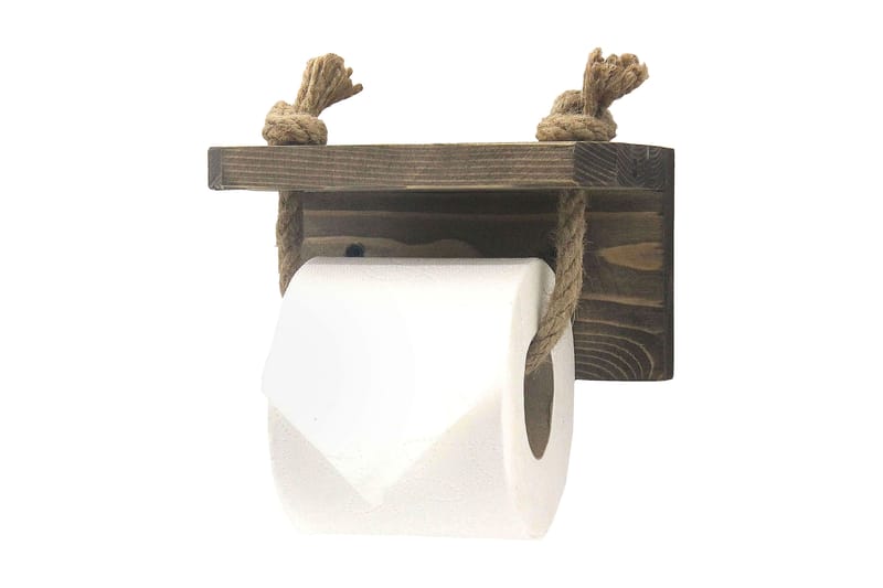 Caponetto Toalettpappershållare 17 cm - Valnöt - Toalettpappershållare - Badrumstillbehör